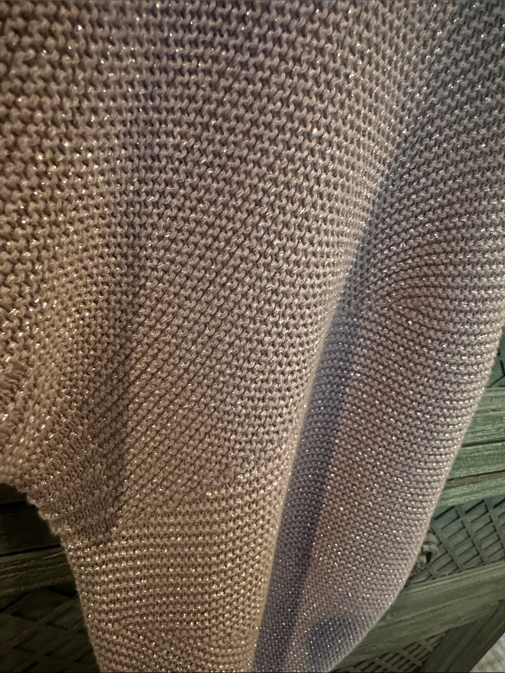 Cropped Bolero Cardigan/ Shrug Anthropologie 525 - pink/ gold shimmer - Picture 4 of 5